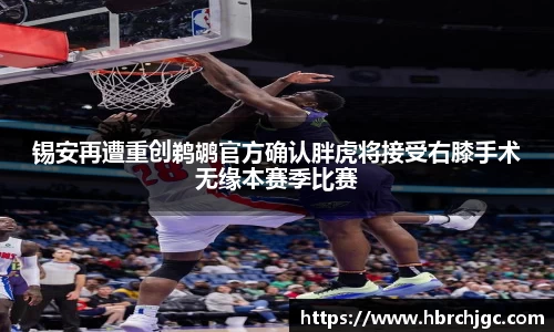 锡安再遭重创鹈鹕官方确认胖虎将接受右膝手术无缘本赛季比赛